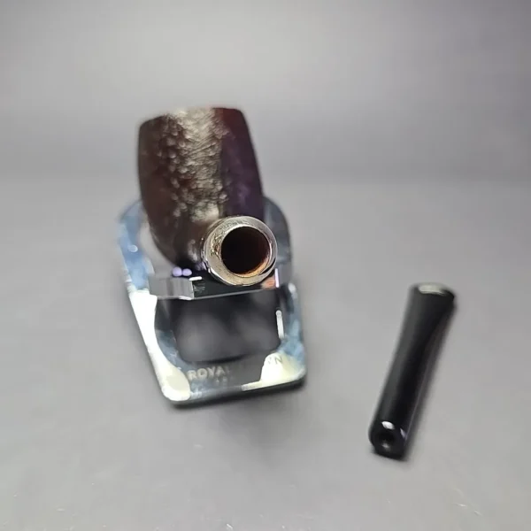 MBSD Briars Timeless Traditions 1 Sandblasted Billiard w/ Silver Handmade Briar Pipe, New - Image 10