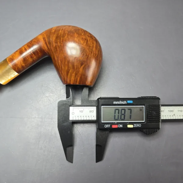 Unknown (Edward’s?) XL Smooth Brandy Estate Briar Pipe, American Estates - Image 9
