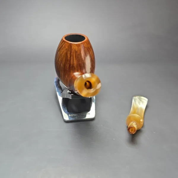 Unknown (Edward’s?) XL Smooth Brandy Estate Briar Pipe, American Estates - Image 10