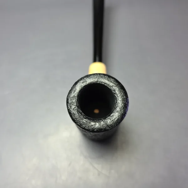 MBSD Briars "Re-Don" Sandblasted Poker w/ Boxwood, Briar Pipe, New - Image 5