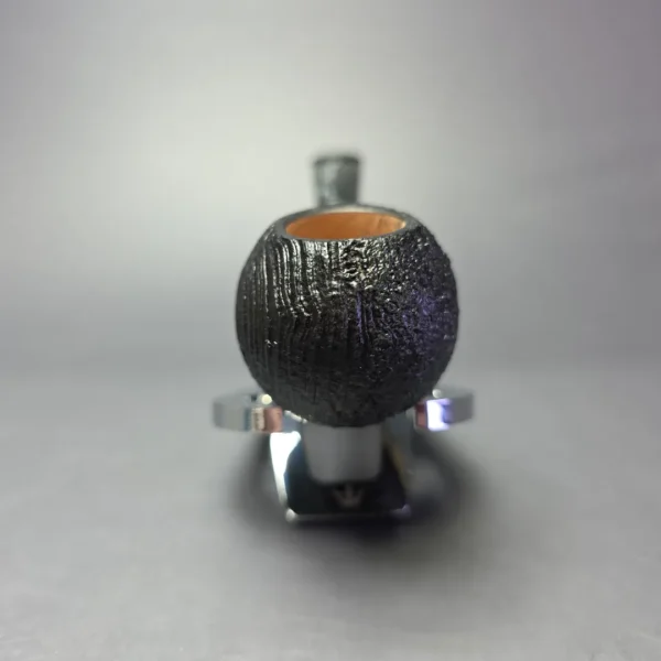 Buckeye Hand Made Sandblasted Slender Blowfish Briar Pipe, New - Image 3