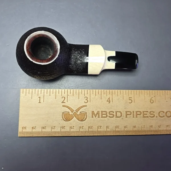 Luiz Lavos Sandblasted Tomato w/ Ivorite Estate Briar Pipe, Other Estates - Image 11