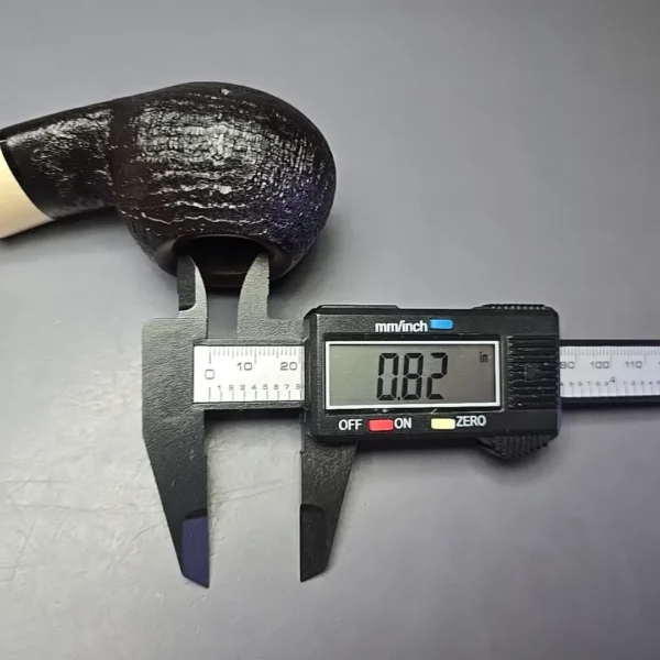 Luiz Lavos Sandblasted Tomato w/ Ivorite Estate Briar Pipe, Other Estates - Image 12