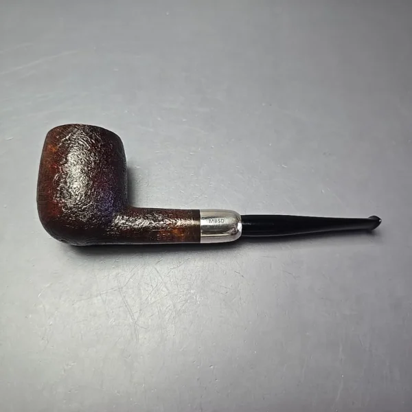 MBSD Briars Timeless Traditions 1 Sandblasted Billiard w/ Silver Handmade Briar Pipe, New - Image 13