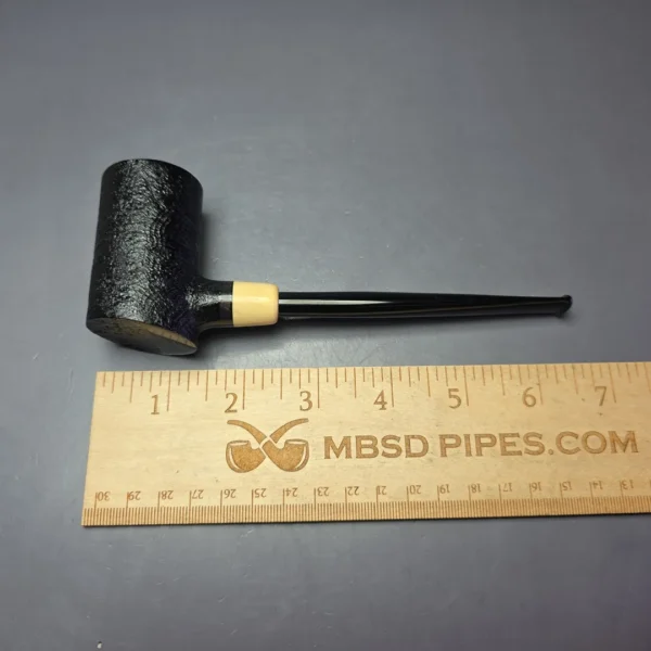 MBSD Briars "Re-Don" Sandblasted Poker w/ Boxwood, Briar Pipe, New - Image 7