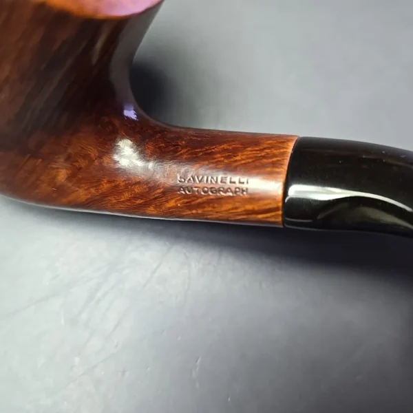 Savinelli Autograph 0 Smooth Freehhand Dublin Estate Briar Pipe, Italian Estates - Image 11