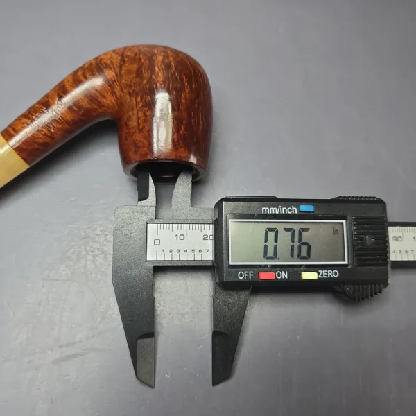 Butz Choquin Brasilia 2304 Smooth Bent Billiard Estate Briar Pipe, French Estates - Image 11