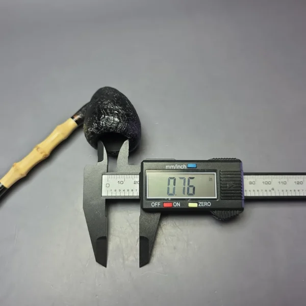 MBSD Briars Modern Masters 1 Sandblasted Peewit w/ Bamboo Briar Pipe, New - Image 11