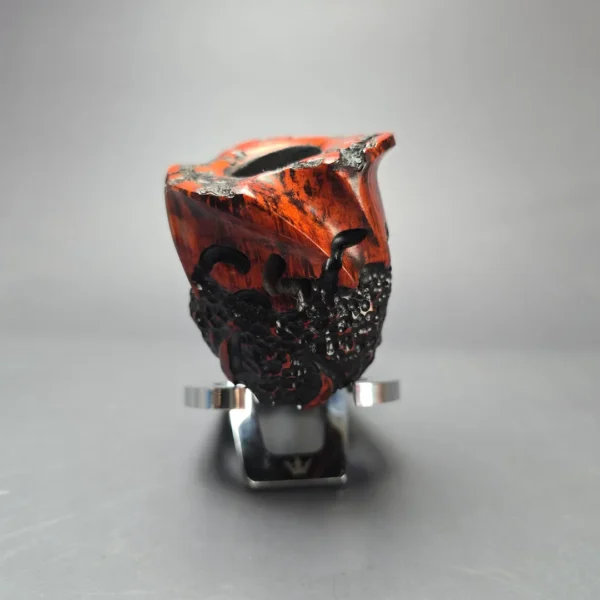 Nording Moss Partially Rusticated Freehand Estate Briar Pipe, Unsmoked - Image 3