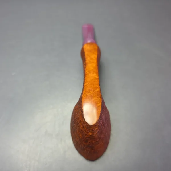 Nate Rose Sandblasted Long Shank Dublin Handmade Briar Pipe, New - Image 8