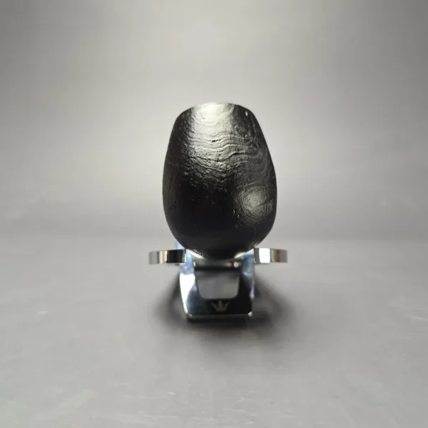 MBSD Briars by Piero Vitale Black Sandblasted Brandy w/ Olivewood Briar Pipe, New - Image 4