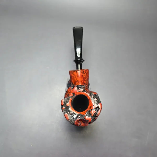 Nording Moss Partially Rusticated Freehand Estate Briar Pipe, Unsmoked - Image 6