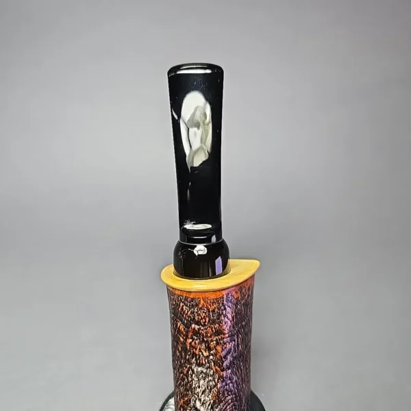 MBSD Briars Modern Masters 2 Sandblasted Blowfish w/ Boxwood Handmade Briar Pipe, New - Image 6