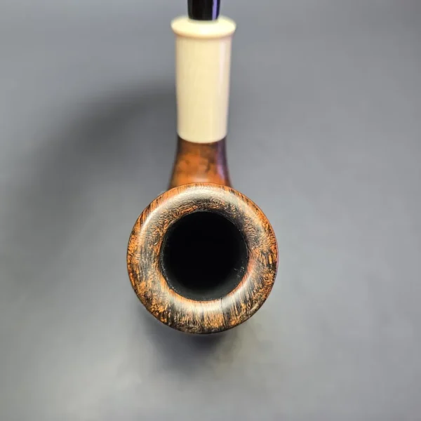 Sean Reum Magnum Eggshell Sandblasted Egg w/ Ivorite Estate Briar Pipe, American Estates - Image 7