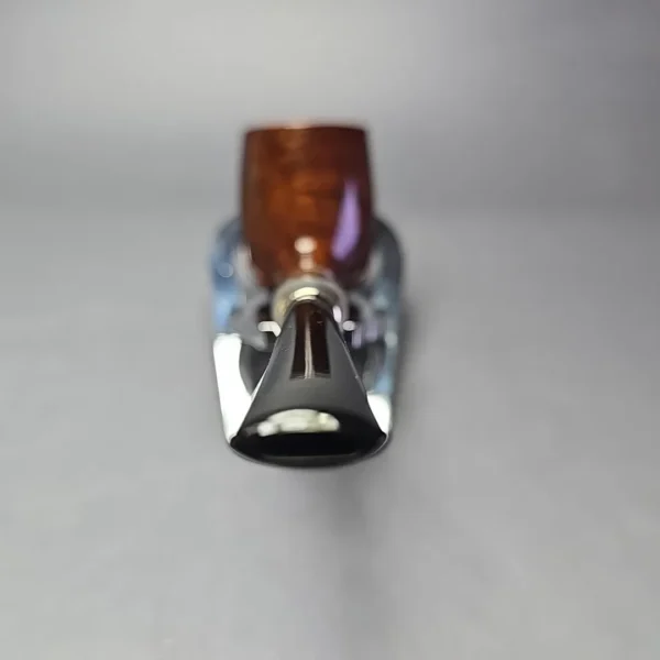 MBSD Briars Timeless Traditions 1 Smooth Billiard w/ Silver Handmade Briar Pipe, New - Image 6