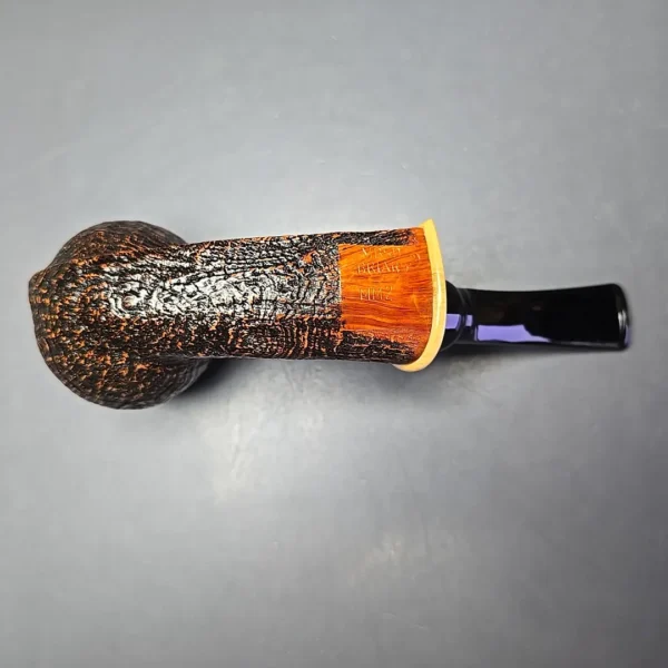 MBSD Briars Modern Masters 2 Sandblasted Blowfish w/ Boxwood Handmade Briar Pipe, New - Image 8