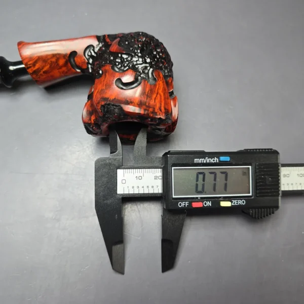 Nording Moss Partially Rusticated Freehand Estate Briar Pipe, Unsmoked - Image 10