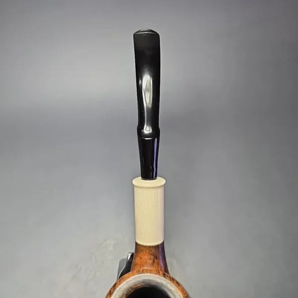 Sean Reum Magnum Eggshell Sandblasted Egg w/ Ivorite Estate Briar Pipe, American Estates - Image 8