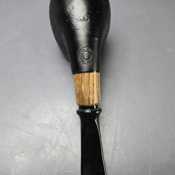 MBSD Briars by Piero Vitale Black Sandblasted Brandy w/ Olivewood Briar Pipe, New - Image 10