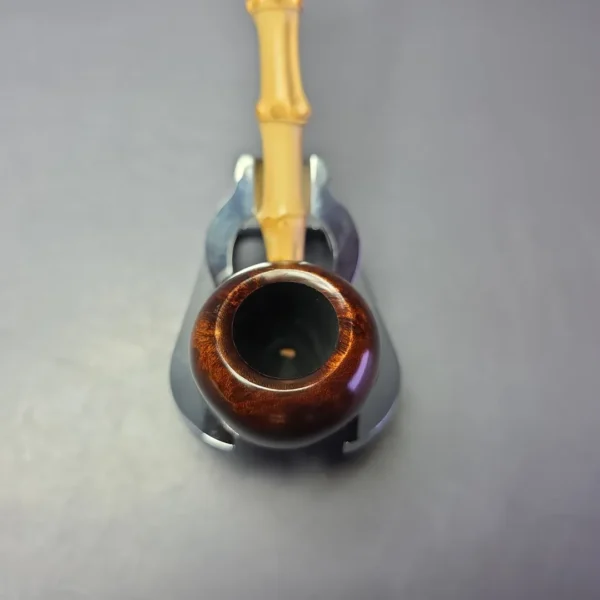 MBSD Briars Modern Masters 1 Smooth Peewit w/ Bamboo Briar Pipe, New - Image 6