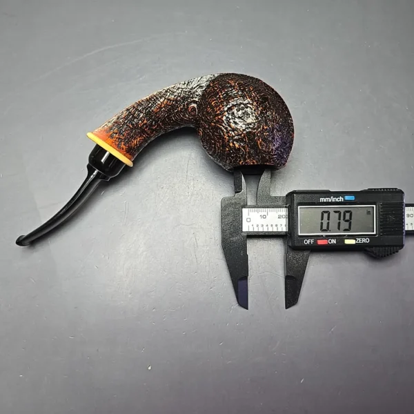 MBSD Briars Modern Masters 2 Sandblasted Blowfish w/ Boxwood Handmade Briar Pipe, New - Image 10
