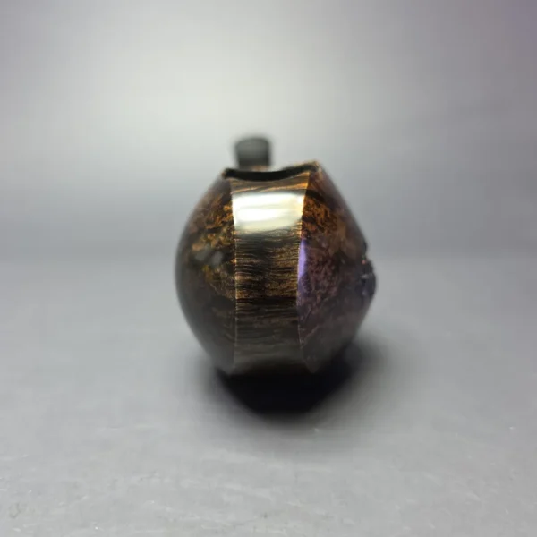 J Mouton Smooth Contrast Fugu Sitter Handmade Briar Pipe, New - Image 3