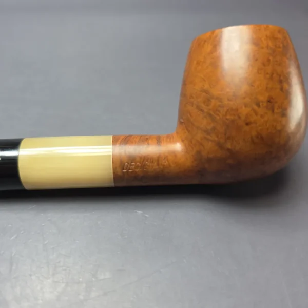Gigi Design Smooth Lovat w/ Horn Estate Briar Pipe, Unsmoked, 9mm - Image 8