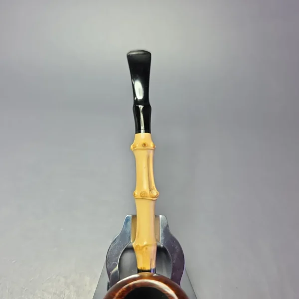 MBSD Briars Modern Masters 1 Smooth Peewit w/ Bamboo Briar Pipe, New - Image 7