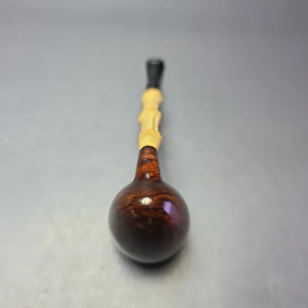 MBSD Briars Modern Masters 1 Smooth Peewit w/ Bamboo Briar Pipe, New - Image 8