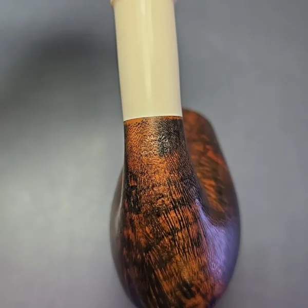Sean Reum Magnum Eggshell Sandblasted Egg w/ Ivorite Estate Briar Pipe, American Estates - Image 11