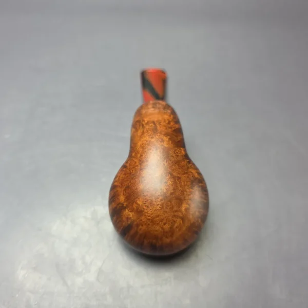 Chacom Reverse Calabash Matte Brown Smooth Apple Estate Briar Pipe, Unsmoked - Image 7