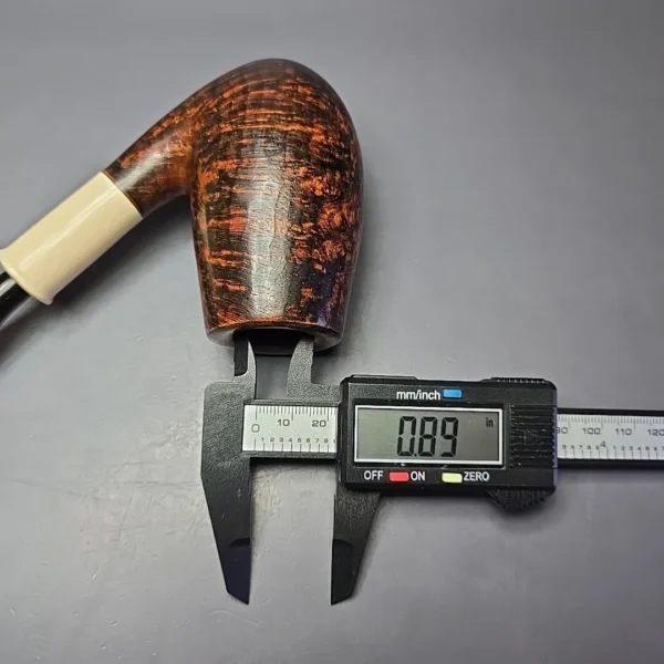 Sean Reum Magnum Eggshell Sandblasted Egg w/ Ivorite Estate Briar Pipe, American Estates - Image 13