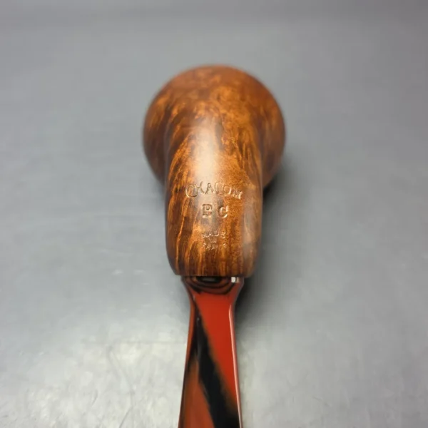 Chacom Reverse Calabash Matte Brown Smooth Apple Estate Briar Pipe, Unsmoked - Image 8