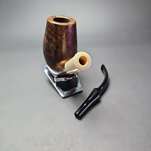 Sean Reum Magnum Eggshell Sandblasted Egg w/ Ivorite Estate Briar Pipe, American Estates - Image 14
