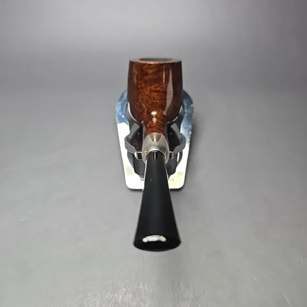 MBSD Briars Timeless Traditions 1 Smooth Billiard w/ Silver Handmade Briar Pipe, New - Image 13