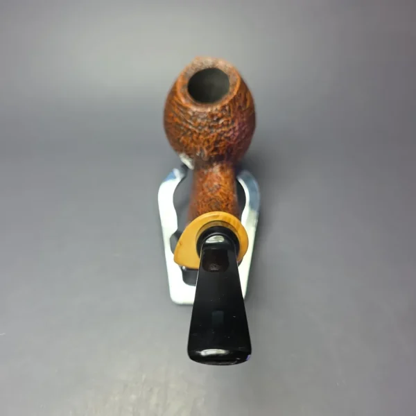 MBSD Briars Modern Masters 2 Sandblasted Blowfish w/ Boxwood Handmade Briar Pipe, New - Image 6