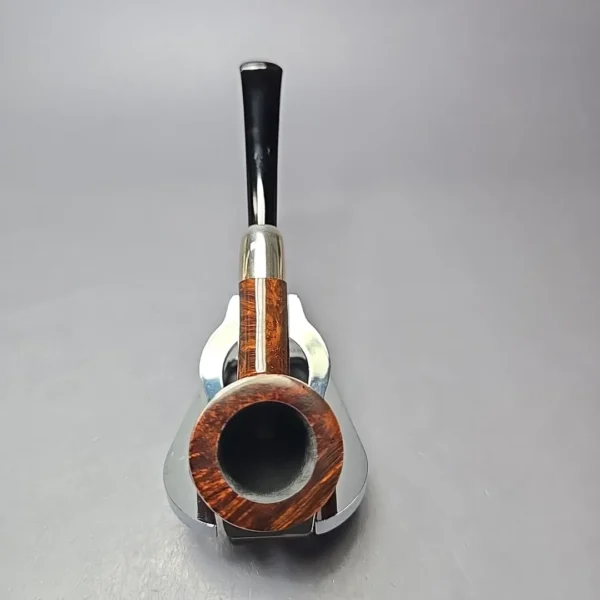 MBSD Briars Timeless Traditions 1 Smooth Billiard w/ Silver Handmade Briar Pipe, New - Image 14