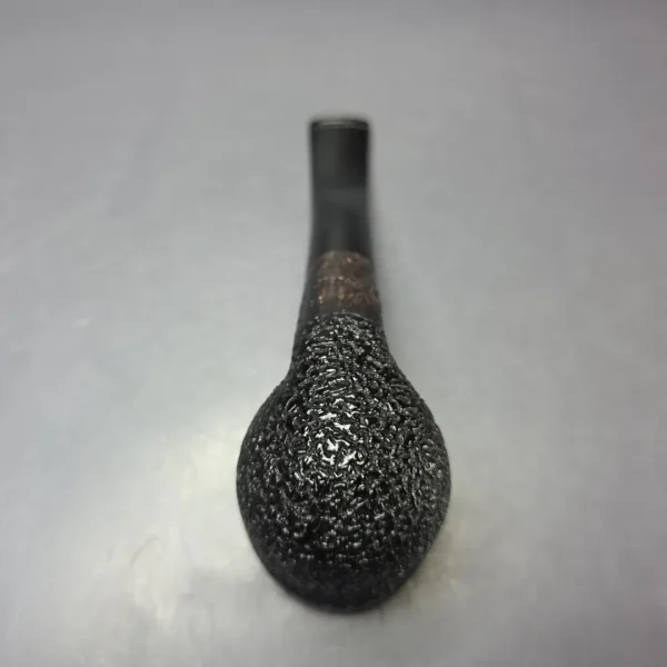 Moretti Partially Rusticated Bent Billiard Estate Briar Pipe, Italian Estates - Image 7