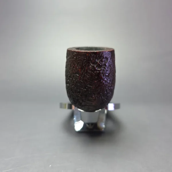 MBSD Briars Timeless Traditions 1 Sandblasted Billiard w/ Silver Handmade Briar Pipe, New - Image 4