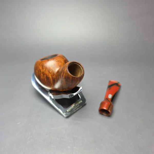 Chacom Reverse Calabash Matte Brown Smooth Apple Estate Briar Pipe, Unsmoked - Image 11