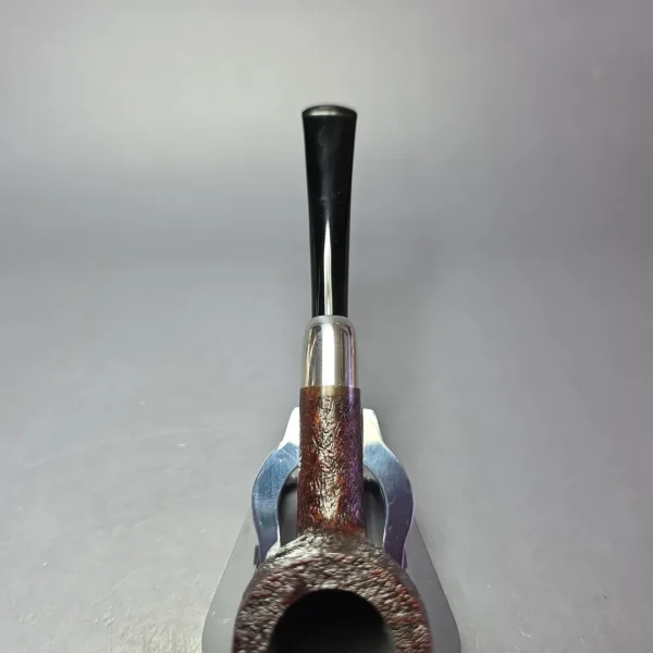 MBSD Briars Timeless Traditions 1 Sandblasted Billiard w/ Silver Handmade Briar Pipe, New - Image 7