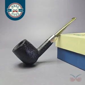 MBSD Briars Timeless Traditions 1 Sandblasted Billiard w/ Silver Handmade Briar Pipe, New