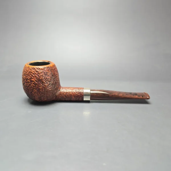 Savinelli Polo 207 Rusticated Apple Estate Briar Pipe, Italian Estates, 6mm - Image 3