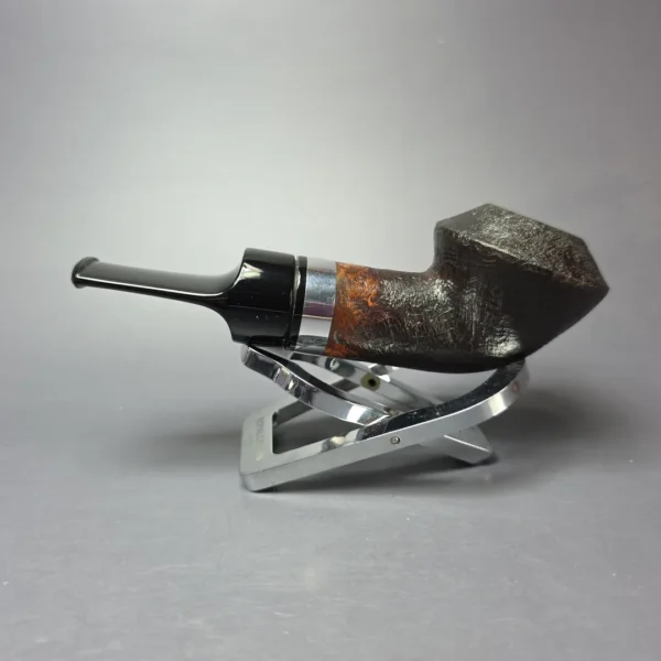 Seawolf (Martin Cermak) Pipe of the Year 2022 Sandblasted Rhodesian Estate Briar Pipe, Unsmoked, 9mm - Image 4