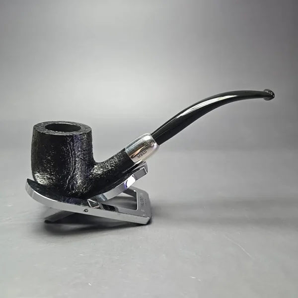 MBSD Briars Timeless Traditions 2 Sandblasted Bent Billiard with Silver (New) - Image 3