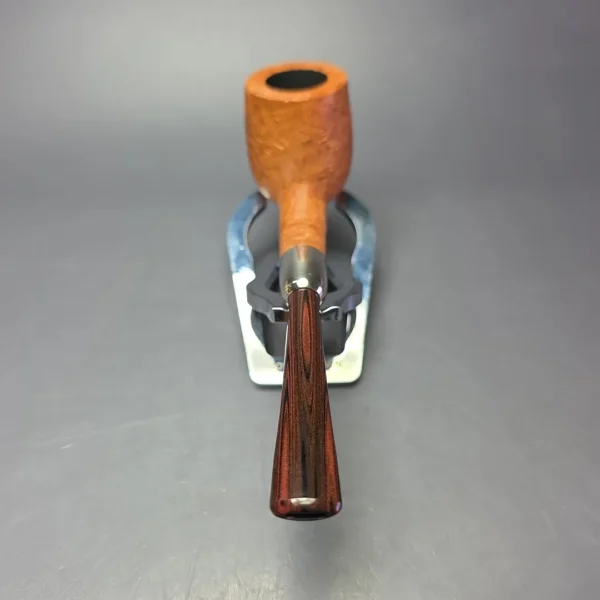 MBSD Briars Timeless Traditions 1 Sandblasted Billiard w/ Silver & Extra Stem Handmade Briar Pipe, New - Image 6