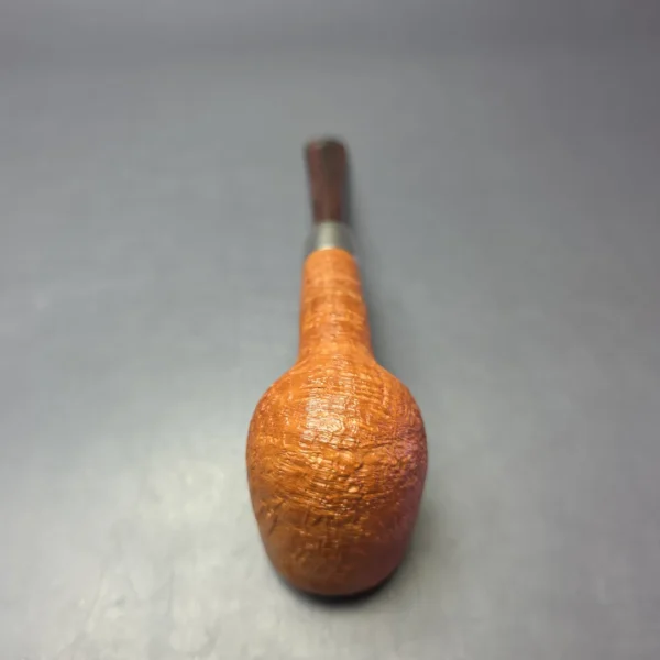 MBSD Briars Timeless Traditions 1 Sandblasted Billiard w/ Silver & Extra Stem Handmade Briar Pipe, New - Image 7