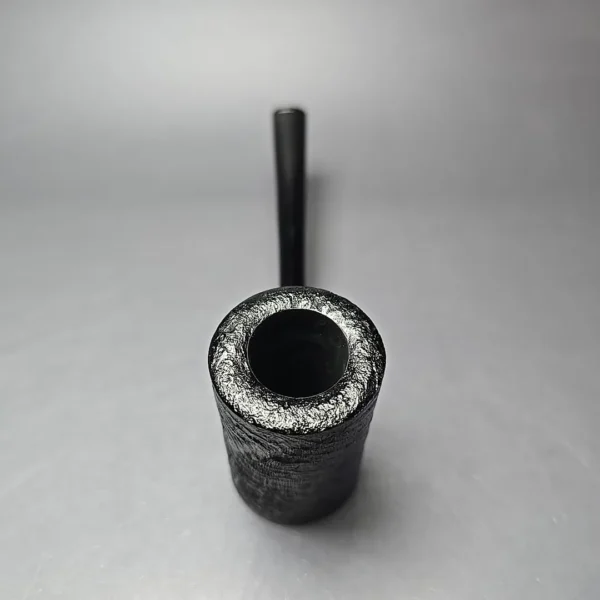 MBSD Briars "Re-Don" Sandblasted Poker w/ Boxwood, Briar Pipe, New - Image 4