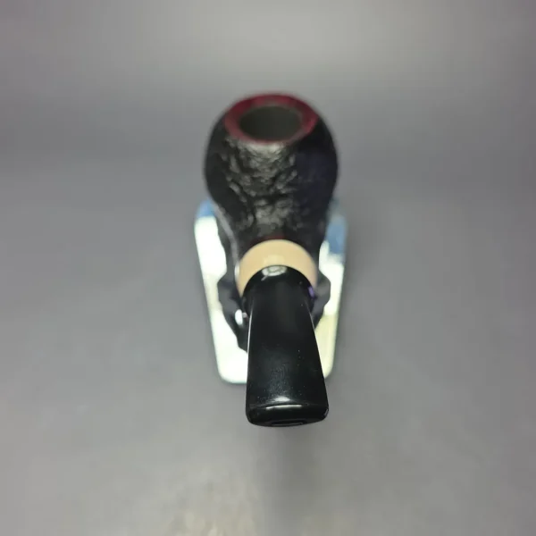 Qi Studio Partially Sandblasted Apple w/ Ivorite Estate Briar Pipe, Unsmoked - Image 5