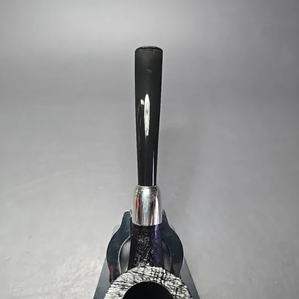 MBSD Briars Timeless Traditions 2 Sandblasted Bent Billiard with Silver (New) - Image 7